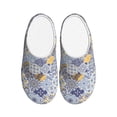 thumbnail image 1 of Balery Colorful Mandalas Pattern Women's Fuzzy Memory Foam Slippers Fluffy Winter House Shoes Indoor and Outdoor-39/40, 1 of 7