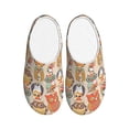 thumbnail image 1 of Balery Colorful Owls Pattern Women's Fuzzy Memory Foam Slippers Fluffy Winter House Shoes Indoor and Outdoor-42/43, 1 of 7