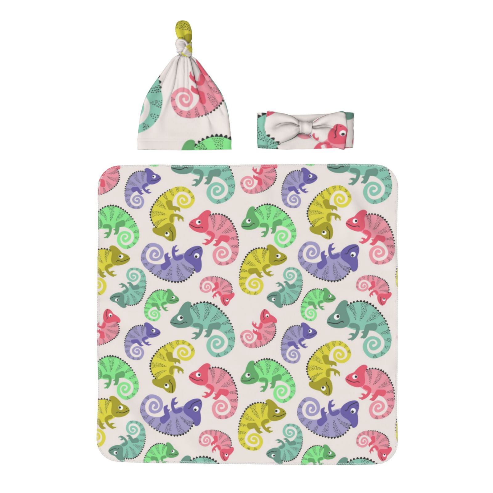 Pattern Print Chameleon Blanket