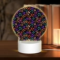 thumbnail image 1 of Balery Colorful Pumpkin Faces Pattern Acrylic Night Light Gift with 3 Color ModesTouch-Sensitive LED Lamp Perfect Gift for Mother's Day, Birthday, or Christmas, 1 of 9