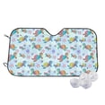 thumbnail image 1 of Balery Colorful Sea Turtle Print Car Windshield Sun Shade,Windshield Sunshade for Car Pickup Truck SUV Accessories-Small, 1 of 7