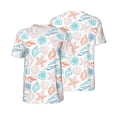 thumbnail image 1 of Balery Colorful Seashells1 Baseball Jersey for Men Casual Button Down Shirts Short Sleeve Active Team Sports Uniform-Medium, 1 of 9