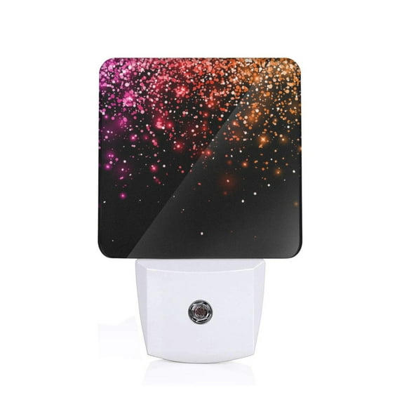 Balery Colorful Sparkling Pattern LED Night Light with Automatic Sensor Plug in Night Light with Dusk-to-Dawn Light Sensor LED Nightlight 0.5W-UK