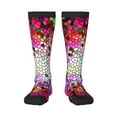 thumbnail image 1 of Balery Colorful Tie Dye Stained Glass 3 Fun Novelty Socks Men'S Women'S Crew Socks Funny Crazy Novelty Socks Quirky And Cool Socks, 1 of 9