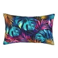 thumbnail image 1 of Balery Colorful Tropical Leaves Bedding Queen Pillow Cases - Envelope Closure - Soft Brushed Microfiber Fabric - Shrinkage and Fade Resistant Pillow Cases-14"x20", 1 of 6