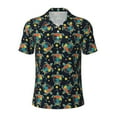 thumbnail image 1 of Balery Colorful Turtles Printed Men’s Short Sleeve Polo Shirt, Midweight Men's Shirt,Golf Polo shirts -X-Large, 1 of 9