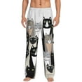 thumbnail image 1 of Balery Colors Cats print Men's Pajama Pants,Ultra Lightweight Pjs,Lounge Pant-XX-Large, 1 of 9