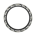thumbnail image 1 of Balery Colors Cats print Steering Wheel Covers Elastic Skidproof Steering Wheel Protective Cover Case for Men Women Universal 15 Inches Cars Accessories, 1 of 8
