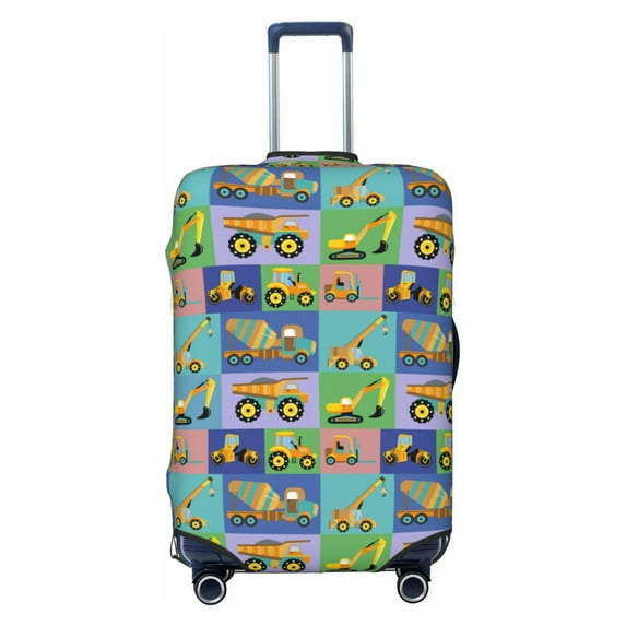 Balery Construction Machinery Luggage Cover Protector, Scratch And Dirt Resistant, Fits 18-32 Inch Luggage(excluding luggage) - X-Large
