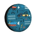 thumbnail image 1 of Balery Construction Truckstire Cover Waterproof Dust-Proof, Universal Spare Wheel Tire Cover For Trailer, Rv, Suv Truck And Vehicle Camper Accessories-15 Inch, 1 of 9