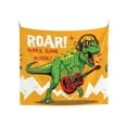 thumbnail image 1 of Balery Cool Dinosaur Playing Guitar Pattern Tapestry 60x51 Inches - Large Wall Hanging Tapestry for Bedroom, Living Room, Dorm Decor - Artistic and Aesthetic Room Decor, 1 of 9