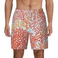 thumbnail image 1 of Balery Corals Mens Swim Trunks Swim Shorts for Men Quick Dry Inseam Beach Shorts with Compression Liner Pocket-Medium, 1 of 9