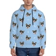 thumbnail image 1 of Balery Corgi Dog Pattern Mens Hoodie Kangaroo Pocket Hoodie Pullover Hooded Sweatshirt Ideal for Daily Wear Travel and Home-Medium, 1 of 7