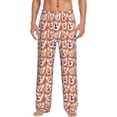 thumbnail image 1 of Balery Corgi Head with Floal print Men's Pajama Pants,Ultra Lightweight Pjs,Lounge Pant-Medium, 1 of 9