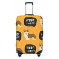 thumbnail image 1 of Balery Corgi Luggage Cover Protector, Scratch And Dirt Resistant, Fits 18-32 Inch Luggage - Medium, 1 of 9