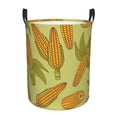 thumbnail image 1 of Balery Corn Round Laundry Basket with Handles Waterproof Freestanding Laundry Hamper for Clothes Toys in the Dorm and Family-Medium, 1 of 8