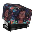 thumbnail image 1 of Balery Cosmic Garden Woman Portrait Pattern Oven Cover Kitchen Bread Machine Protector, 4 Slice Toaster Cover for Home, Anti Dust Fingerprint Coaster Cover, 1 of 7