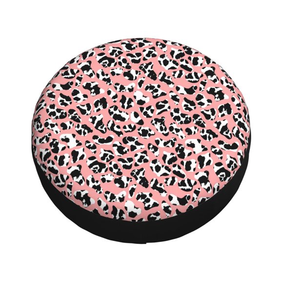 Balery Cow Animal Skin Tire Covers - Tough Tire Wheel Protector for Truck, SUV, Trailer, Camper, RV -14 inch