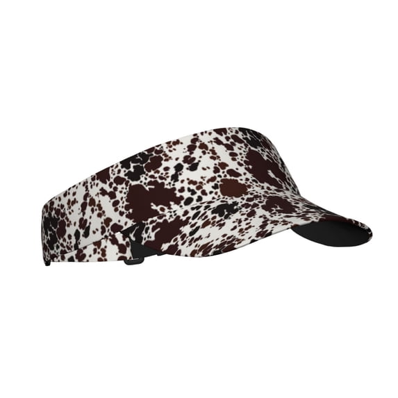Balery Cow Skin Sport Wear Athletic Visor Sun Sports Visor Hat Visor Adjustable Cap for Women and Men (One Size)