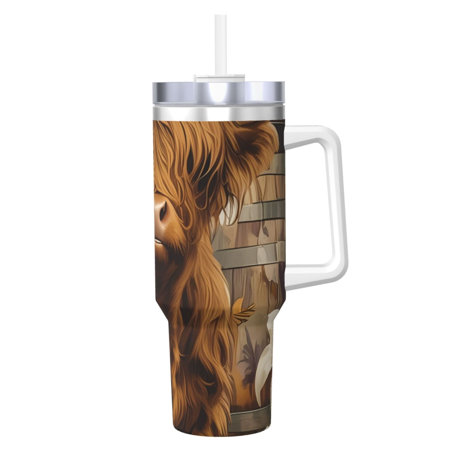 Bevvy 350ml Double Walled Carnival Cow main image 1