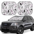 thumbnail image 1 of Balery Cowboy Sun Shield 2 Pack For Car Front Windows Foldable Sun Visor Protector Blocks Max Uv Rays And Keeps Your Vehicle Cool For Most Sedans Suv Truck, 1 of 7