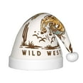 thumbnail image 1 of Balery Cowboy Up Vintage Wild West Pattern Santa Hat Christmas Hat Funny Christmas Hat Christmas Knitted Beanie Hat For Kids, 1 of 6