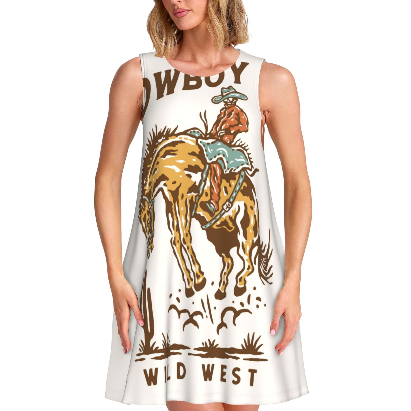 Cowboy Wild West ，boho Lounge Top，summer Beach Blouse