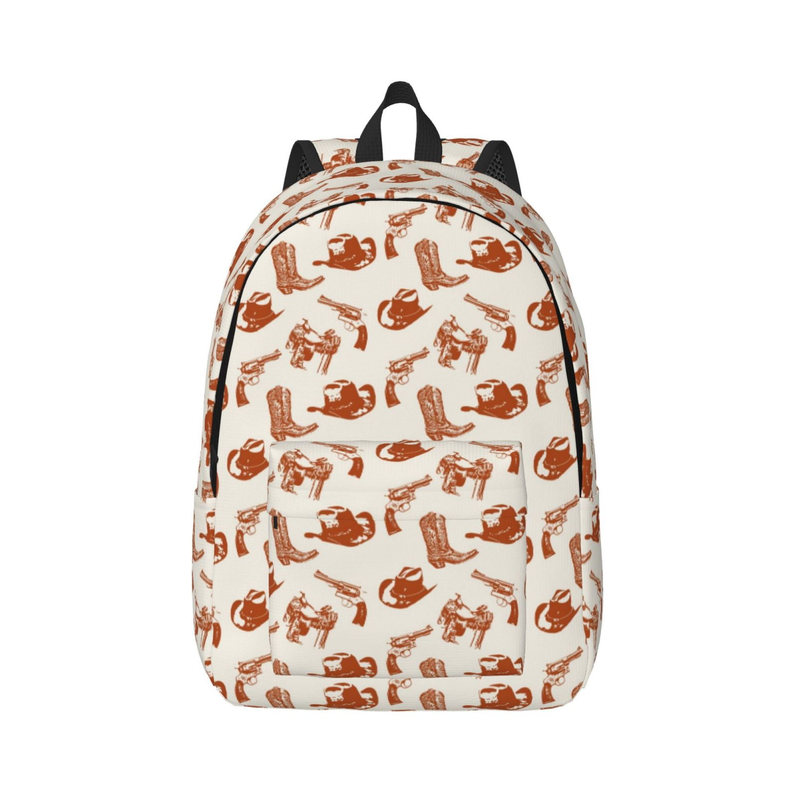 Balery Cowboy Western Vintage Canvas Backpack for Men and Women Large