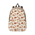 Balery Cowboy Western Vintage Canvas Backpack for Men and Women Large