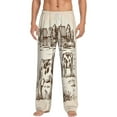 thumbnail image 1 of Balery Cows On The Farm print Men's Pajama Pants,Ultra Lightweight Pjs,Lounge Pant-Large, 1 of 9