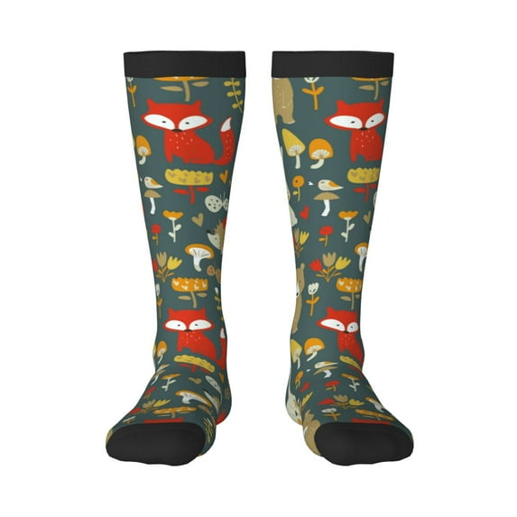 Balery Cute Animal Forest Fun Novelty Socks Men'S Women'S Crew Socks Funny Crazy Novelty Socks Quirky And Cool Socks
