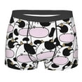 thumbnail image 1 of Balery Cute Animal with Cow Men's Boxer Briefs, Soft and Breathable Cotton Underwear with nylon Waistband-X-Large, 1 of 9