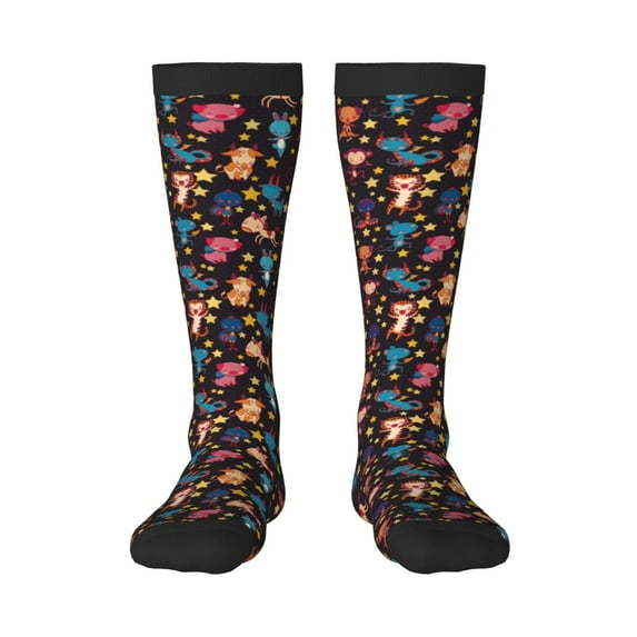 Balery Cute Animals Printed Novelty Socks Men's Women's Crew Socks Sports Socks Knee High Socks Cotton Socks Quirky and Cool Socks