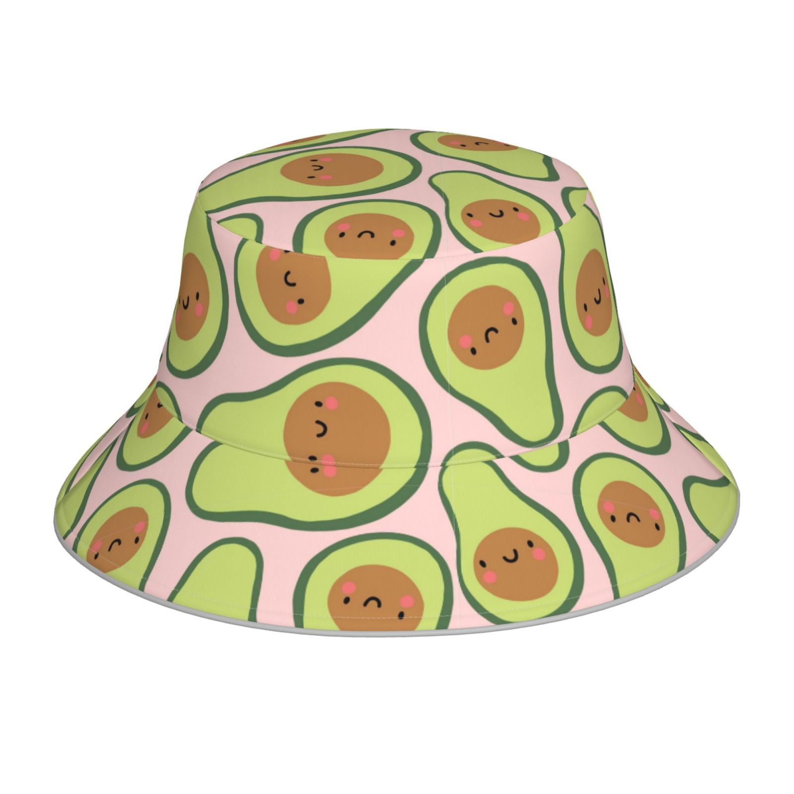 Balery Cute Avocado Sun Hats for Men Women Bucket Hat UPF 50+ Buckey ...