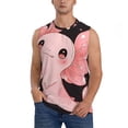 thumbnail image 1 of Balery Cute Axolotl Sakura Blossoms A Men's Sleeveless Muscle Shirts Workout Tank Top, Moisture Wicking, Odor Protection-Medium, 1 of 8