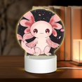 thumbnail image 1 of Balery Cute Axolotl Sakura Blossoms Pattern Acrylic Night Light Gift with 3 Color ModesTouch-Sensitive LED Lamp Perfect Gift for Mother's Day, Birthday, or Christmas, 1 of 9