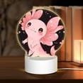 thumbnail image 1 of Balery Cute Axolotl Sakura Blossoms A Pattern Acrylic Night Light Gift with 3 Color ModesTouch-Sensitive LED Lamp Perfect Gift for Mother's Day, Birthday, or Christmas, 1 of 9