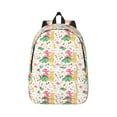 thumbnail image 1 of Balery Cute Baby Dinosaurs Vintage Canvas Backpack for Men and Women - Large Capacity, Durable Travel Laptop Bag for School, Work, Hiking, and Outdoor Activities, 1 of 7