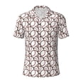 thumbnail image 1 of Balery Cute Baseball Printed Men’s Short Sleeve Polo Shirt, Midweight Men's Shirt,Golf Polo shirts -, 1 of 9