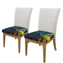 Balery Cute Blue Frog Stretch Couch Cushion Covers, Individual Sofa Cushion Covers, Soft Chair Sofa Seat Cushion Slipcover with Elastic Bottom Milk Silk-16.9in