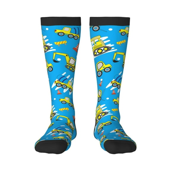 Balery Cute Car Cartoon Fun Novelty Socks Men'S Women'S Crew Socks Funny Crazy Novelty Socks Quirky And Cool Socks