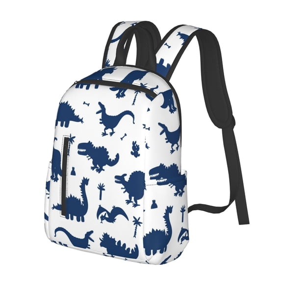 Balery Cute Cartoon Dinosaurs Lightweight Backpack for Men and Women - Durable and Water-Resistant, Ideal for School, Work, Travel, and Everyday Use
