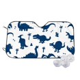 thumbnail image 1 of Balery Cute Cartoon Dinosaurs Print Car Windshield Sun Shade,Windshield Sunshade for Car Pickup Truck SUV Accessories-Small, 1 of 7