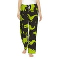 thumbnail image 1 of Balery Cute Cartoon Dinosaurs print Women's Pajama Pants,Ultra Lightweight Pjs,Lounge Pant-Medium, 1 of 9