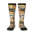 thumbnail image 1 of Balery Cute Cat Cartoon Fun Novelty Socks Men'S Women'S Crew Socks Funny Crazy Novelty Socks Quirky And Cool Socks, 1 of 9