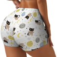 thumbnail image 1 of Balery Cute Cat Printed Workout Shorts for Women Seamless Scrunch Short Gym Yoga Running Sport Active Exercise Fitness Shorts-XX-Large, 1 of 8