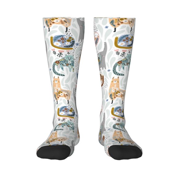 Balery Cute Colorful Animal Fun Novelty Socks Men'S Women'S Crew Socks Funny Crazy Novelty Socks Quirky And Cool Socks