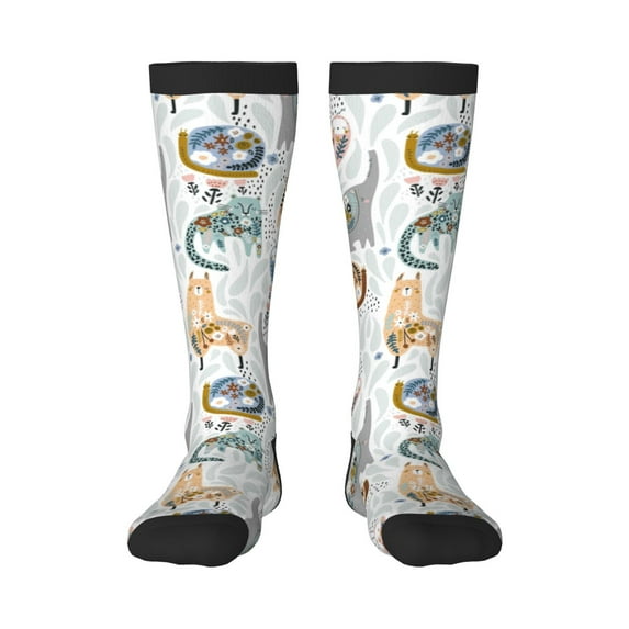 Balery Cute Colorful Animal Fun Novelty Socks Men'S Women'S Crew Socks Funny Crazy Novelty Socks Quirky And Cool Socks
