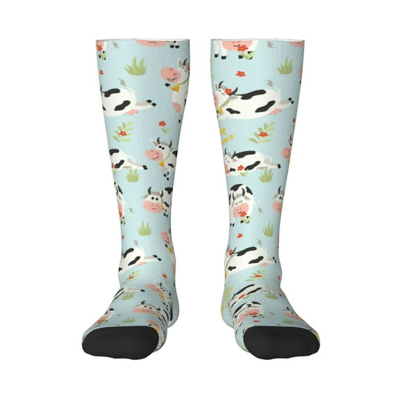 Balery Cute Cows Fun Novelty Socks Men'S Women'S Crew Socks Funny Crazy Novelty Socks Quirky And Cool Socks