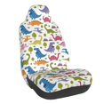 thumbnail image 1 of Balery Cute Dinosaur Pattern Car Seat Cover - Soft & Breathable Front Premium Covers with Non-Slip Protector Fits Most Automotive, Vans, SUVs, Trucks - 1 Unit, 1 of 5